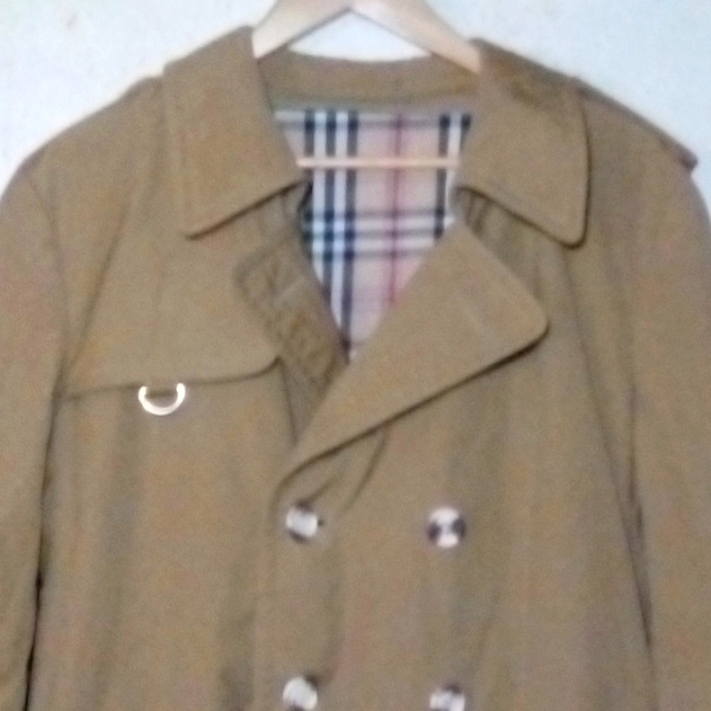 Vintage Burberry Trench Coat XL Tan